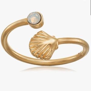 24K gold plated shell wrap ring! 🐚